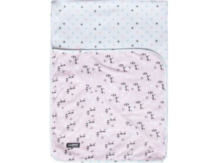 11315 multifunkcny pled luma racoon pink