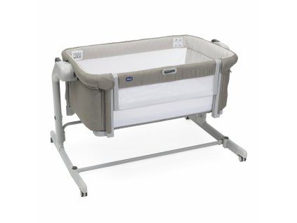 CHICCO Postieľka Next2Me Magic Evo - Desert Taupe