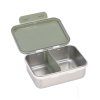 LÄSSIG Lunchbox Stainless Steel Happy Prints light olive