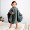 LÄSSIG Muslin Poncho 2025 petrol green
