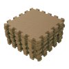 20646 baby dan hracia podlozka puzzle brown 90x90 cm