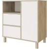 21963 komoda do detskej izby wing grey oak white