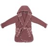 22859 detsky bavlneny zupan luma flowerfever staroruzovy s kvetmi