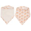 24129 l01851 bandana slintacik luma 2ks flowerfever nude ruzovy broskynovy