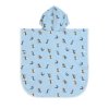 LÄSSIG Beach Poncho 2025 crocodile sky blue
