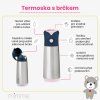 Termoska na pitie so slamkou 500 ml - midnight