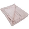 EKO Deka pletená s podšívkou Rose Pink 100x80 cm