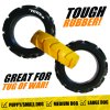 TONKA Hračka pre psov gumové 3-kruhové ťahadlo s flexibilným vzorom 27 cm