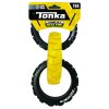 TONKA Hračka pre psov gumové 3-kruhové ťahadlo s flexibilným vzorom 27 cm