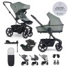 EASYWALKER SET Kočík 4v1 Harvey⁵ Agave Green XXL RWS + CYBEX Aton B2 i-Size + základňa