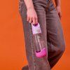 Fľaša na pitie so slamkou 600 ml - sugar plum
