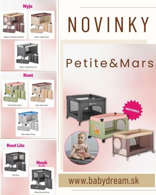 ✨ 𝐏𝐄𝐓𝐈𝐓𝐄&𝐌𝐀𝐑𝐒 ✨ ➡️ Jedna postieľka=Nekonečno ciest ➡️ Cestovné postieľky Petite&Mars sú ľahké, skladné a pohodlné pre...