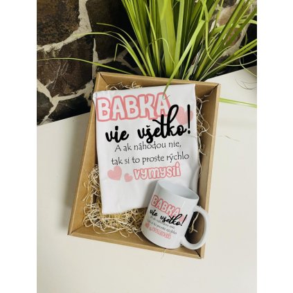 Darčekový box pre babku - babka vie všetko