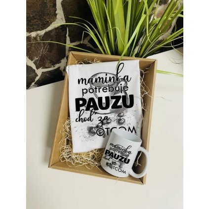Darčeková krabica pre mamu - maminka potrebuje pauzu