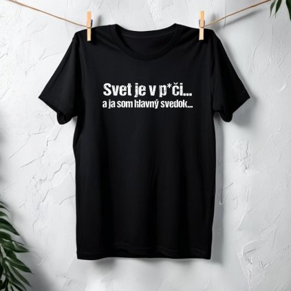 svet je v pici tricko