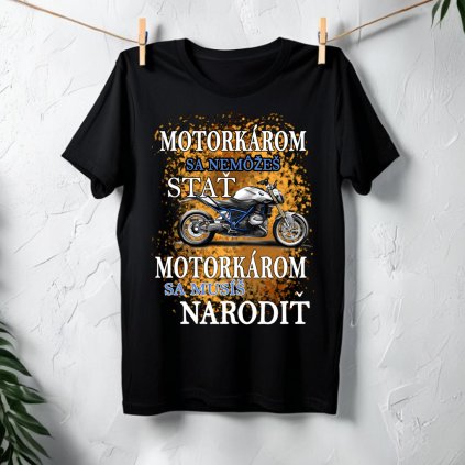 motorkarom sa nemozes stat cierne tricko