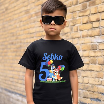 bluey cierne treicko na narodeniny