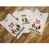 rodinná vianočná sada tričiek s motívom sobíkov - skvelý darček pre rodinu