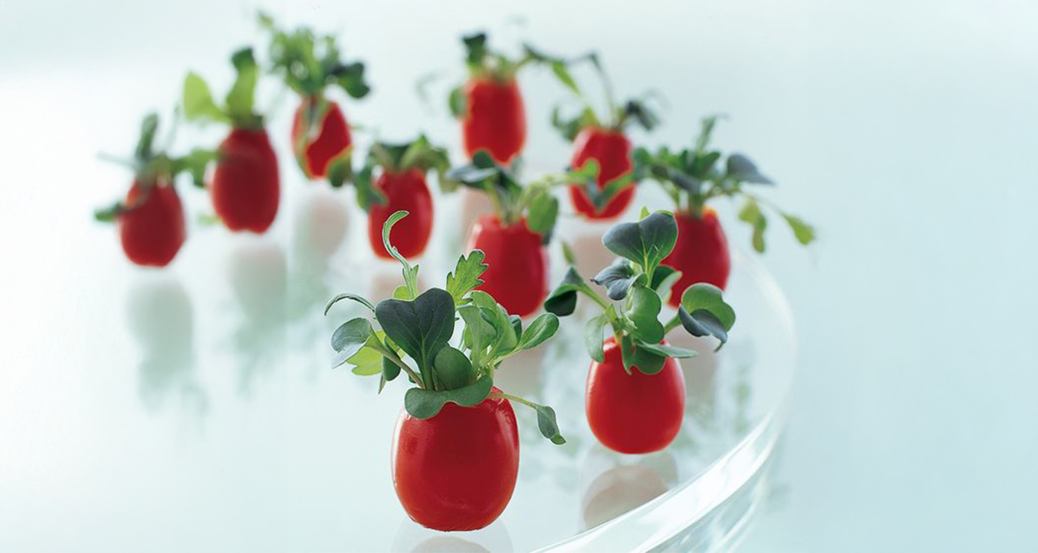 Microgreens jako jedlé umění