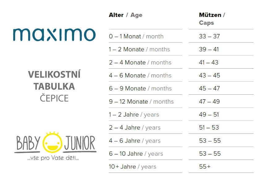 velikostni_tabulka_maximo_CEPICE