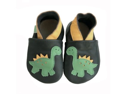 Kožené capáčky dinosaurus Hopi Hop
