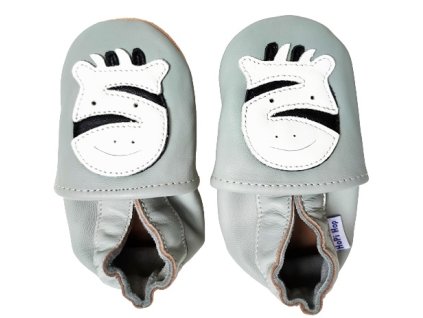 Kožené capáčky zebra Hopi Hop