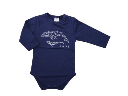 Chlapecké body WHALE modrá Japitex