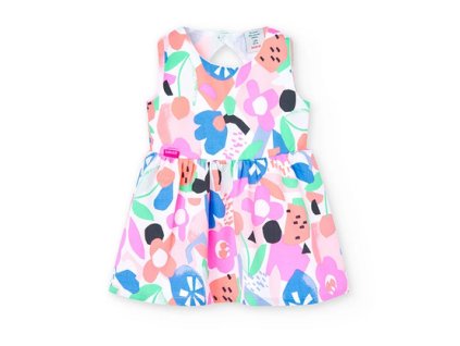 Dívčí plátěné šaty Boboli s kalhotkami