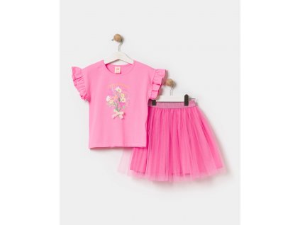 wholesale girls 2 piece t shirt and skirt set 4 7y bupper kids 1053 24714 girls sets 84509 46 B