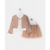 wholesale girls 3 piece jacket t shirt and tulle skirt 2 5y bupper kids 1053 23951 girls sets 54567 41 B