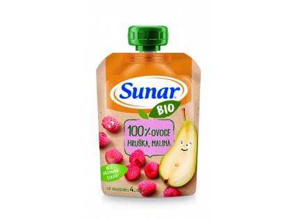 Sunar BIO kapsička Hruška malina 100g