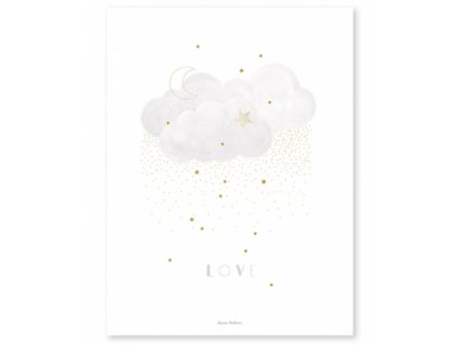 affiche nuage love p0286