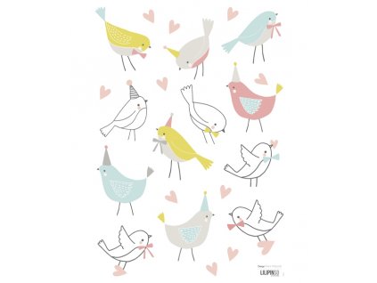 Lilipinso Samolepka Birds 28 x 42 cm