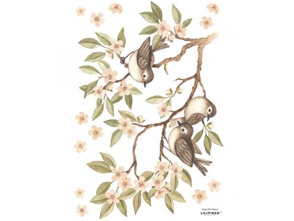 stickers branche oiseaux lilipinso s1329 a3