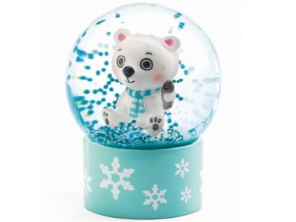 djeco mini schneekugel eisbaer dd03441 eisbaer
