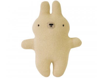 plush rattle bunny gold