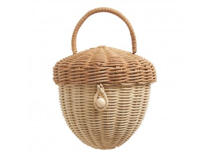 wicker acorn basket