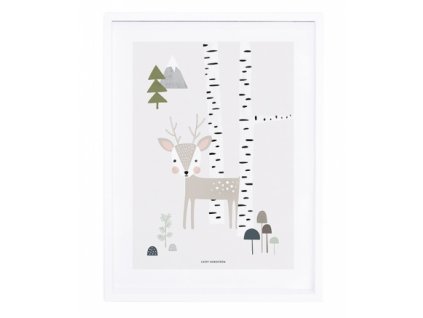 lamina bosque bebe enmarcada ninos lilipinso p0206c