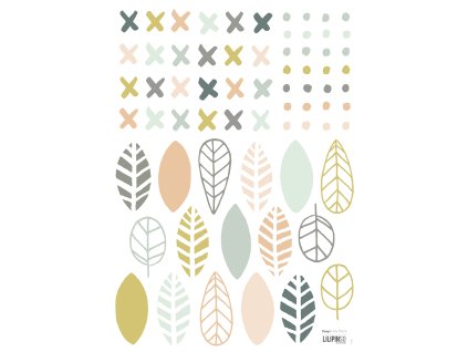 S1201 A3 leaf & geometric elements