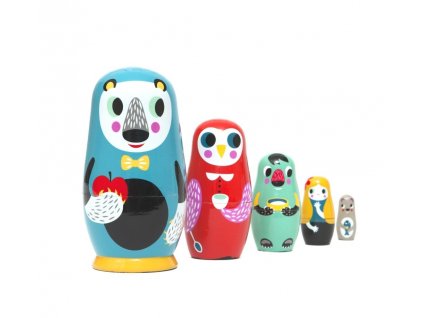 in the woods nesting dolls c web