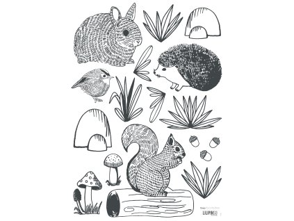 S1282 A3 vintage forest
