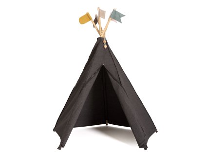 Roommate HippieTipi Anthracite(12980) with flags
