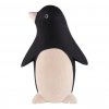 penguin wooden figuirine