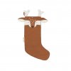 124342 christmas stocking deer cinnamon primary