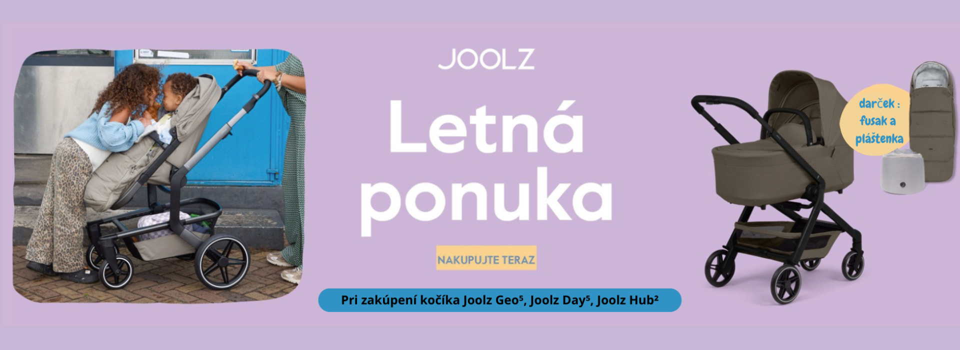 Kočík + darček fusak a pláštenka