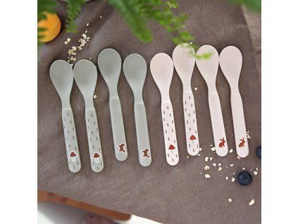 LÄSSIG Spoon Set PP/Cellulose Little Forest rabbit