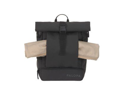 PALOPA Rolltop Backpack Yoska black