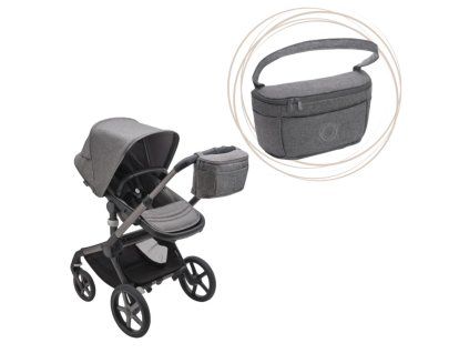 Organizér Bugaboo na kočík - Grey Melange