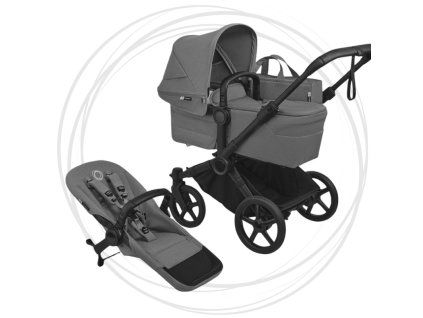 Kočík Bugaboo Donkey 6 Moon Grey