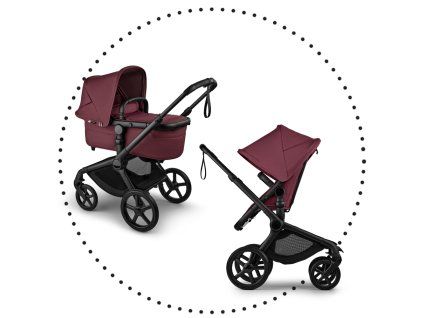 BUGABOO Fox 5 Renew - Dark cherry